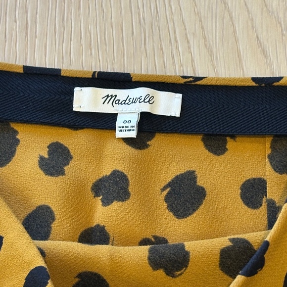 Madewell midi slip skirt in painted spots - 00 - Picture 6 of 6